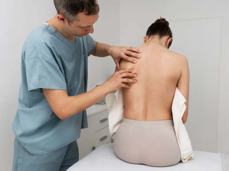 Chiropractic care for scoliosis at Bluebonnet Chiropractic in Denver