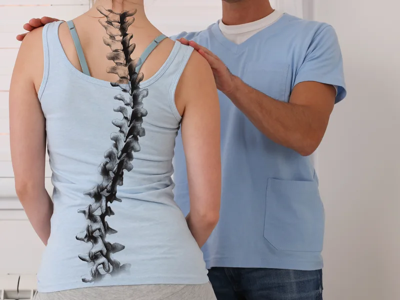 Bluebonnet Chiropractic treating scoliosis in Denver